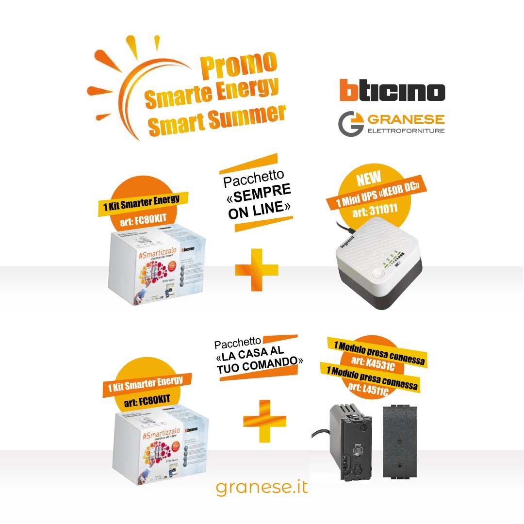 Smart energy Smart summer Bticino
